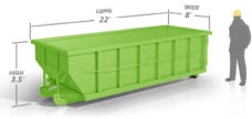20 yard dumpster.